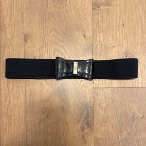Lilly Pulitzer Black Belt with Silver Buckle